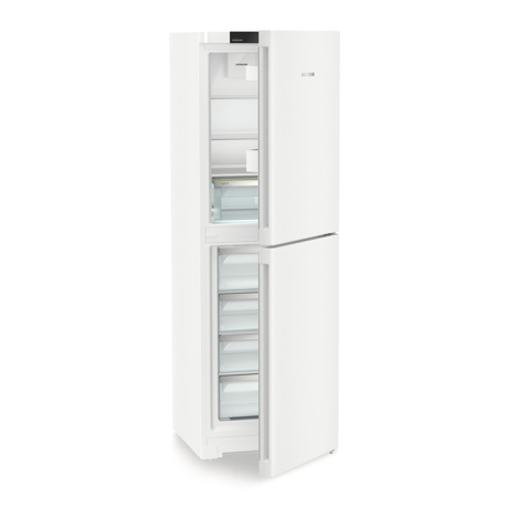 Combina frigorifica Liebherr CNd 5204 Pure, NoFrost, EasyFresh, 60 cm, 319 l, SuperCool, VarioSpace, Display Touch, Clasa D, Alb